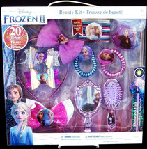 Disney(R) Frozen Ii Hair Kit With 20+ Pieces: BOWS/BANDS/EXTENSIONS/BRUSH/MIRROR - £14.22 GBP