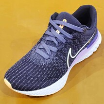 Nike Wmns React Infinity Run Flyknit 3 Cave Purple/White-Purple DD3024-502 - £132.38 GBP