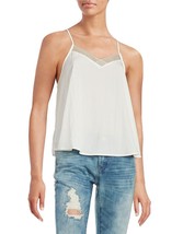 Free People Womens Top Cami Heartbeat Ivory White Size Xs OB420069 - £28.92 GBP