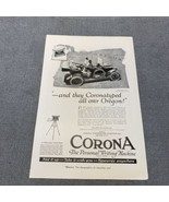 National Geographic Corona Typewriter Print Ad KG Advertising - €10,31 EUR