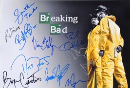 Breaking Bad Cast Signed Photo X10 - Aaron Paul, Bryan Cranston 11&quot;x17&quot; w/COA - £846.36 GBP
