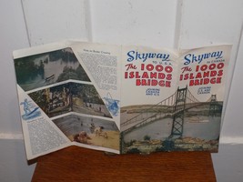 Vintage 1930’s Skyway to Canada The 1000 Islands Bridge Map - $228.35 MXN
