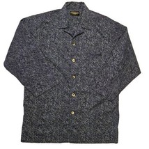 Mr Junko Koshino 3/4 Sleeve Top Mens M Vintage Blue Stripe Cotton Shirt ... - £46.50 GBP