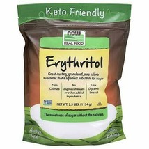 NOW Foods, Erythritol, Great-Tasting Substitute for Sugar, Zero Calories... - £17.11 GBP