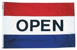 OPEN 3x5 Flag Red White Blue Store Banner Advertising Pennant Business Sign 3x5 - $15.99