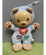 VTech Sleepy Glow Bear Portuguese Plush Musical Soother Baby Crib Stuffe... - $29.69