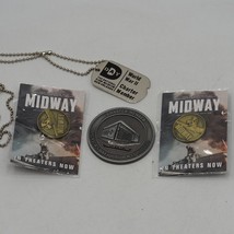 World War 2 WWII Museum Lot Pin Challenge Coin Dog Tags etc - $40.44