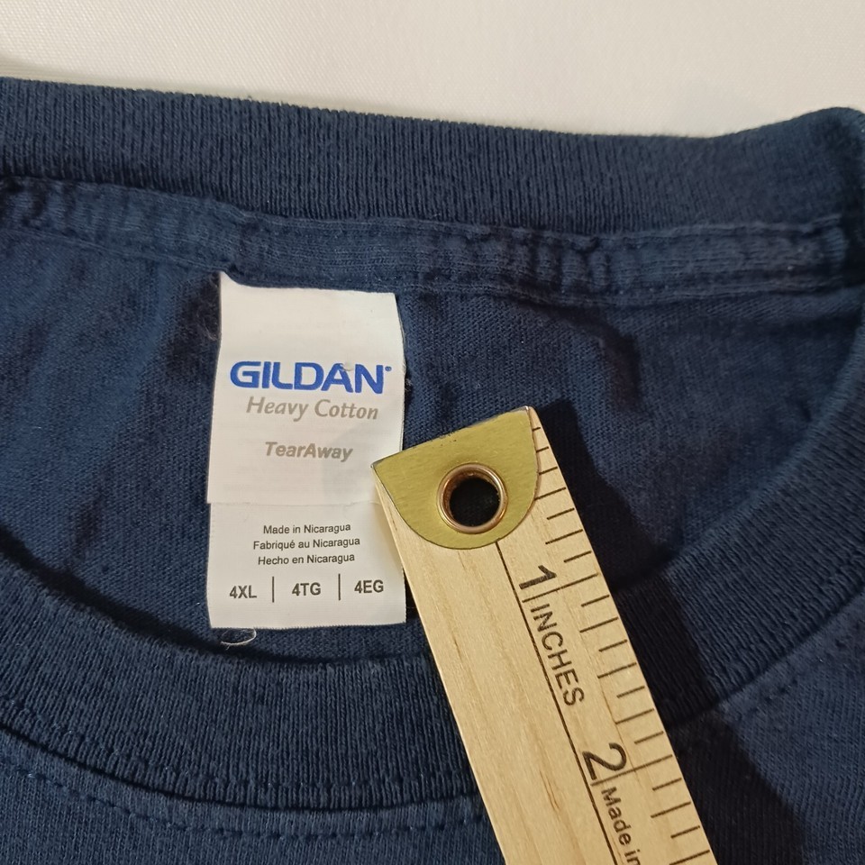 Gildan Heavy Cotton I HAVE DECIDED Men's Blue Short Sleeve Crewneck T-Shirt 4XL Item image 4