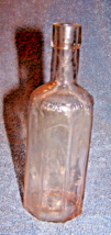 Dr. R.A. Armistead&#39;s Famous Ague Tonic Clear Glass 8 Panel Bottle-Lot 10 - $22.50