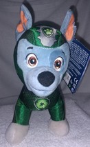 Paw Patrol Aqua Pups Rocky 7&quot;H Plush NWT - £14.83 GBP