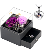 Mother's Day Gifts for Mom Her Wife, Preserved Rose Birthday Gifts for Women Mom - £28.92 GBP