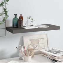  Wall Shelf High gloss grey Honeycomb MDF, Metal Medium - $1,494.23 MXN