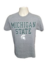 Michigan State University Spartans Adult Small Gray TShirt - £11.61 GBP