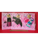 Toy Gift Doll Clothes 3 Sets 13&quot; Dollie Tropical Leather Outfits Jacket ... - £7.42 GBP