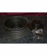 Gates 5 Groove 9.25&quot; V-Belt Pulley Sheave 5V9.25 &amp; 2 7/8&quot; Shaft Bushing ... - $292.50