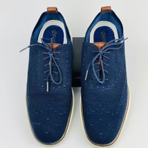 Cole Haan Original Grand Stitchlite Wingtip Oxford Navy Blue Shoes Men Size 11.5 - £34.79 GBP