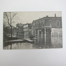 Postcard 1913 Dayton Ohio Flood Photo West Third St Buildings Boat Antiq... - £15.93 GBP