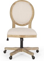 Beige Natural Pishkin Office Chair By Christopher Knight Home. - £209.91 GBP