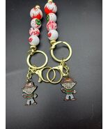 Freddy Krueger Keychain: Horror Wooden Bead Charm - $16.00