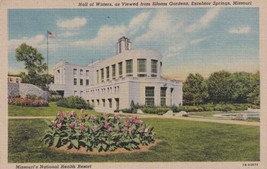 Hall of Waters Siloam Gardens Excelsior Springs Missouri MO Postcard A07 - £2.23 GBP