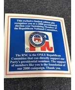 2000 Republican National Committee Convention Enamel Hat Lapel Pin Vinta... - £7.77 GBP