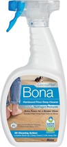 Bona PowerPlus Hardwood Floor Deep Cleaner Spray - 32 fl oz - Refillable - Oxyge - £27.16 GBP