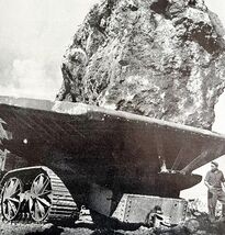 Seabees Moving Large Chunks Of Land Pacific 1945 WW2 Photo Print Militar... - $39.99