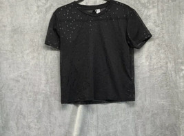 Divided H&amp;M Women’s Sheer Stars Top size XS - $12.99