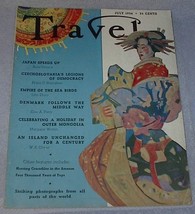 Travel Magazine July 1936 Outer Mongolia Czechoslovakia - £19.77 GBP