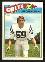 Baltimore Colts Jim Cheyunski 1977 Topps Football Card #312 vg - £0.39 GBP