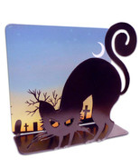 Black Cat 3D Table Topper Halloween Decorative Metal Sign - £15.94 GBP