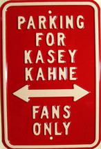 Parking For Kasey Kahne  Heavy Embossed Steel Street Sign - £23.94 GBP