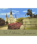 New Orleans Louisiana Jackson Statue Icon Tourist Travel USA Metal Sign - £13.32 GBP