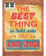 Best Thing in Life Each other Love Couple Vintage Distressed Retro Metal... - £15.68 GBP