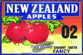 New Zealand Apples Metal Sign - £23.98 GBP