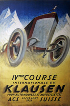 Vintage Automobilia Klausen Racing Canvas Image (Video) - $300.00