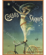 Cycles Sirius Bike Bicycle Cycle Outdoors Sport Cyclist Metal Sign - £15.92 GBP