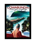 Cowabunga=Lets Go Surfing  Metal Sign - £15.69 GBP