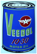 Veedol 10-30 Motor Oil Can (metal sign) - $40.00