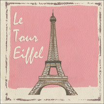 Le Tour Eiffel Paris France Vacation Travel Metal Sign - £15.68 GBP
