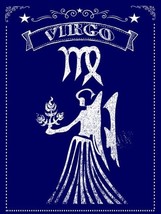 Virgo Astrological Sign Metal Sign - £13.27 GBP