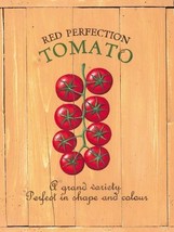 Fresh Grown Tomato Garden Produce Metal Sign - £15.68 GBP