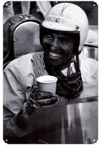 Carroll Shelby Wins the Cup Metal Sign - $30.00
