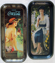 Two Coca-Cola Trays circa 1972 / 1973 - $100.00