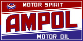 Ampol Motor Oil Metal Sign - £77.87 GBP