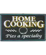Original Wood &quot;Home Cooking-Pies A Speciality&quot; Sign - £78.10 GBP