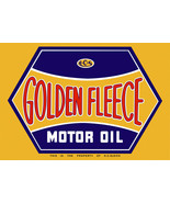 Golden Fleece Motor Oil Metal Sign - £77.32 GBP