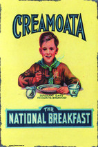 Creamoata National Breakfast Metal Sign - £23.63 GBP