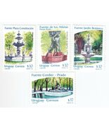 URUGUAY, 2005 Fountains in Montevideo, Set of 4 Stamps - MNH, AH 202/2 - $10.48