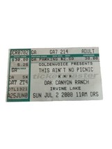 THIS AIN&#39;T NO PICNIC 2nd yr. 2000 Ticket ft.: Beck, Modest Mouse, Built ... - £23.49 GBP